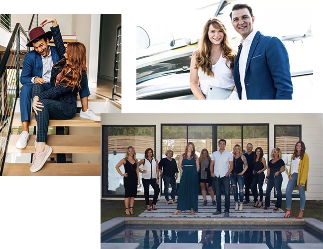 Rory and AJ Vaden, co-founders of Brand Builders Group, with the BBG team
